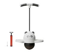 Jumper - Panda Jumping Ball With Colorful Light Ba-ll Pump | Balance Jum- B-all With Handle Safe Jumping Ball | Non-Slip Balance Board Toy For Kids Outdoor Birthday Easter Play Use