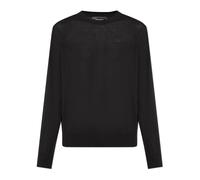 Jumper with logo - male - Dsquared2 - Round-neck Knitwear - Black - L - Knitwear L