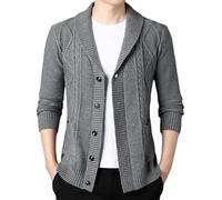 Jumpers For Men Uk,Knit Sweater Coat Long Sleeve Cardigan Jacket Soft Comfortable Warm Outerwear For Fall Winter Casual Loose Fit Versatile Style