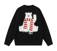 Jumpers For Men UK, Sweatshirts For Men UK, Fair Isle Knit Sweater Retro Cozy Pullover Patterned Snowflake Soft Yarn Casual Warm Winter Top