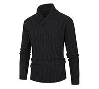 Jumpers for Men Uk Turtleneck Sweaters, Long Sleeve Top Knitted Pullover Regular Fit Winter Casual Solid Color Men's Jumpers Turtle Neck Cotton Jumper Men Pullover Sweater Tops for Men