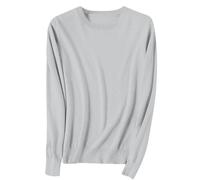 Jumpers for Women Light Sweaters for Women Long Sleeve Crew Neck Lightweight Soft Knitted Pullover Knitted Blouse Ladies Jumpers Deals Daily Essentials Black Boho Christmas Knit Sweater Women