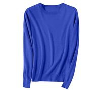Jumpers for Women UK Clearance Women's Sweaters Casual Long Sleeve Shirts Ladies Tops Loose Crew Neck Knit Solid Pullover Sweater Jumper Tunic Tops Fall Sweatshirts