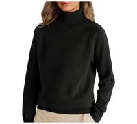 Jumpers for Women UK Long Sleeve Comfy Half Turtleneck Knitted Sweaters Classic Lightweight Elegant Pullover