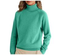 Jumpers for Women UK Long Sleeve Comfy Half Turtleneck Knitted Sweaters Classic Lightweight Elegant Pullover