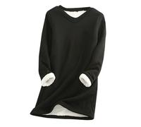 Jumpers for Women UK Winter Thick Sweater Soft Comfortable Long Sleeves Plain Loose Fuzzy Pullover Solid Color Casual Crew Neck Tops Clothing Fashion Slim Fit Soft Cozy Fall Outfits