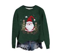Jumpers for Women Winter, Women's Festive 3D Knit Christmas Pattern Coarse Needle Wool Pullover Sweater Top