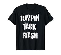 Jumpin Jack Flash Value Graphic T-Shirt, Men, Black, XL