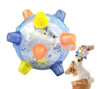 Jumping Activation Ball for Dogs, Interactive Dog Toys, Pet Jumping Ball Dog Toys, 2025 New Colorful Jumping Activation Ball with Light and Music, Light Up Dog Ball for Puppy/Small/Medium Dogs
