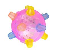 Jumping Activation Ball for Dogs | Light Up Dog Ball | Interactive Dog Toys Bouncing Ball with Light & Music | Creative Puzzle Pet Ball Toy for Dogs or Cats