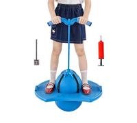 Jumping Ball For Kids - Non Slip Balance Design, Handle Grip with Air Pump, Interactive Quiet Bouncy Ball | Jumping For Home School Park Travel Sports Exercise Camping Birthday Holiday