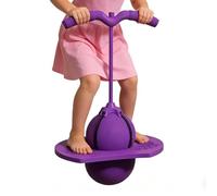 Jumping Ball for Kids - Non-Slip Height Adjustable Fitness Exercise Training with Handle | Bounce Jump Trick Board,for Daycare Physical Education PE Gym Class Classroom School Party Favor