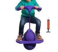 Jumping Ball - Rubber 32x22x68cm, Bouncing Balance Ball, Portable Non-Slip Toy with Handle and Pump | Balance Balls for Game, Fitness, Sport, Leisure, Party, Gy