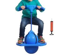 Jumping Ball, Safe, Portable Hinkscotch Ball with Handle and Pump - Kids Inflatable Ball - For Boys and Girls: Game, Fitness, Sports, Recreation, Party, Gym, Training, Park