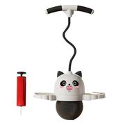 Jumping Ball Toy For Kids - Panda Hopping Balance Stick, Handle Grip Bouncing Ball, Inflatable RideOns Sports Toy | Indoor Outdoor Active Play For toddlerr Children, Backyard Fitness Fun Games