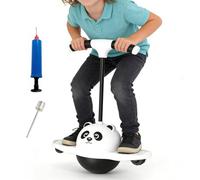 Jumping Ball with Grip Handle - The Indoor Game with Handle, the Jumping and Bouncing Board for Tricks - Suitable for Indoor and Outdoor Use During Camping Gatherings in the Park Yard