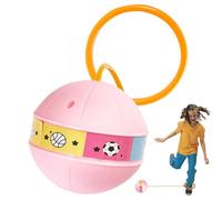 Jumping Ball with Rope for the Ankle - Rocking Ball, Jumping Jumping Toy | Colourful Glow in the Dark Jumping Toy with a Durable Ball, a SWIN Game