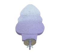 ＡＷＨＡＯ Jumping Bird Perch Stand Toy, Paw Grinding Accessory for Conure and Cockatiel, Purple