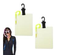 Jumping Board - Waterproof Luminous Diving Equipment | Underwater Communication Writing Board ABS Diving Board Suitable for Diver Explorer Snorkeling Cave Lake Exploration Training