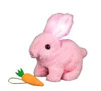 Jumping Bunny - Interactive Plush Figure, ABS Moving Rabbit Electric Jumping Doll With Actions, Reactive Sound Activation, Ear Contracts Nose | Animat Gift