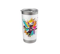 Jumping Design for Sphynx Cat Lovers Funny Sphynx Cat Stainless Steel Insulated Tumbler