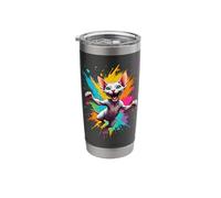 Jumping Design for Sphynx Cat Lovers Funny Sphynx Cat Stainless Steel Insulated Tumbler