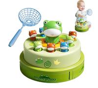 Jumping Ducks Game, Jumping Frog Toy, Game Green Frog Bounce Interactive Toys for Kid, Interactive Tabletop Family Games Educational Toys for 5-7 Toddler Boys And Girls