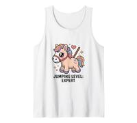 Jumping Level Expert Kawaii Pastel Pony Tank Top