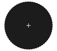 Jumping Mat Fabric Black for Round Trampoline Replacement Multi Sizes vidaXL
