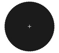Jumping Mat Fabric Black for Round Trampoline Replacement Multi Sizes vidaXL