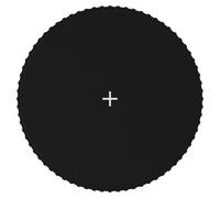 Jumping Mat Fabric Black for Round Trampoline Replacement Multi Sizes vidaXL