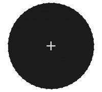 Jumping Mat Fabric Black for Round Trampoline Replacement Multi Sizes vidaXL