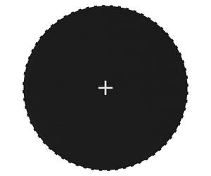 Jumping Mat Fabric Black for Round Trampoline Replacement Multi Sizes vidaXL