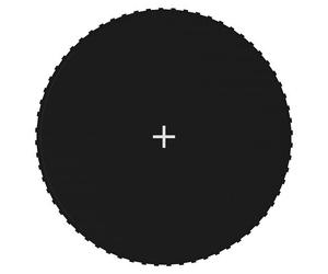 Jumping Mat Fabric Black for Round Trampoline Replacement Multi Sizes vidaXL