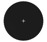 Jumping Mat Fabric Black for Round Trampoline Replacement Multi Sizes vidaXL