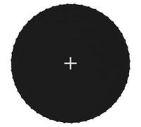 Jumping Mat Replacement 2.65m Black Polypropylene 54-Hooked for 3.05m Trampoline