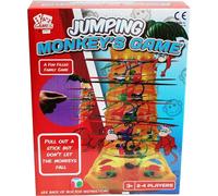 Jumping Monkey Game - Family Game for Kids - Drop Sticks Game with Monkeys - Improves Hand-Eye Coordination - Fun Board Game Christmas - 2 or More Players Ages 3 Plus