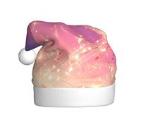Jumping Musical Symbols Adult Holiday Hat – Festive Party Hat With Plush Piping And Pom-Pom, Durable Print Design, Perfect For Christmas, New Year'S, Halloween, And More