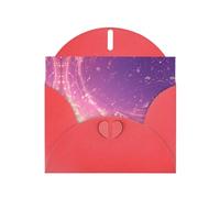 Jumping Musical Symbols Elegant Greeting Card On Pearl Paper - Premium Shimmering Design For Christmas, Birthday, Wedding & Valentine’s Day Celebrations