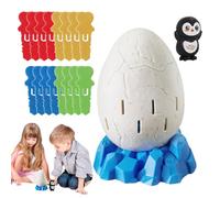 Jumping Penguin Game - Interactive Penguin Action Toy, Exciting Pirate Challenge, Fun Engaging Feature for Kids Aged 3 and, Animal Playset, 3.94x4.92 Inches