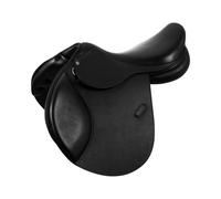 JUMPING SADDLE IN HAMMERED FRENCH LEATHER