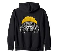Jumping Spider Accessories Funny Cute Zip Hoodie