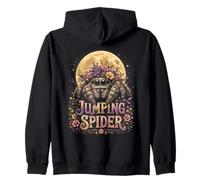 Jumping Spider Arachnid Lover Spood Mom Zip Hoodie