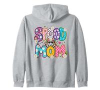 Jumping Spider Arachnid Spood Mom Zip Hoodie