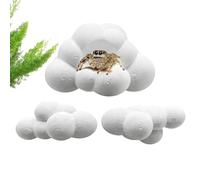 Jumping Spider Climbing Set, 3D Printed Magnetic Cloud Mount Kit, Small Pet Habitat Decor System, Cute Spider Resting Accessory Unit, For Climbing Exploration Enclosure Decoration Use