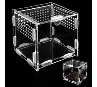 Jumping Spider Enclosure, 10 x 10 x 10 cm Acrylic Tarantula Enclosure | Assemble Mantis Enclosure, Spider Enclosure for Spiders, Scorpions, Mantises, Beetles