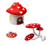 Jumping Spider Enclosure Accessories - 3 Pcs Jumping Spider Mushroom House Platforms with Magnetic Mounting for Climbing, Resting and Exploration