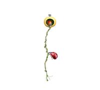 Jumping Spider Enclosure Accessories - Magnet Wood 5cm Gourd 40cm Hanging Size | Magnetic Jumping Spider Cave | Arboreal SpīderHabitat Shelter Decor for Crested Geckos Centipedes