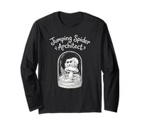 Jumping Spider Enclosure Architect Funny Insects Lovers Long Sleeve T-Shirt