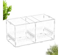 Jumping Spider Enclosure - Clear Acrylic Habitat 15.75x8.07x7.87in | Breathable Spiderr Cage With Lid For Safe Ventilated Display, From Habitat For Reptiles, Turtle,
